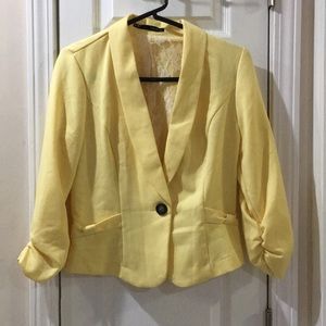 Maurices yellow blazer
